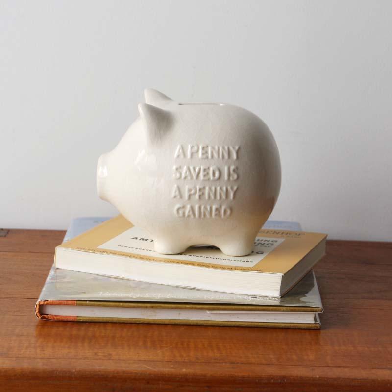 1972年米国製 ヴィンテージシルベスター＆トゥイーティーピギーバンク貯金箱 CRACKLE PIGGY BANK ヴィンテージの風合いのブタの貯金箱 | BIRTHDAY