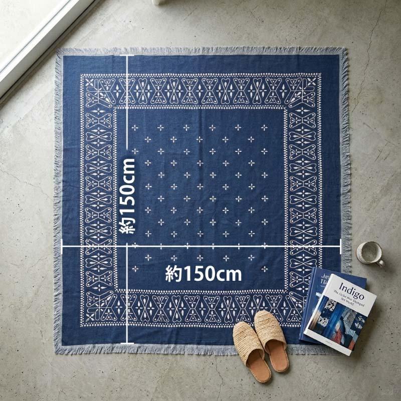 DETAIL（ディテール） バンダナ スローケット 約150×150cm Bandana