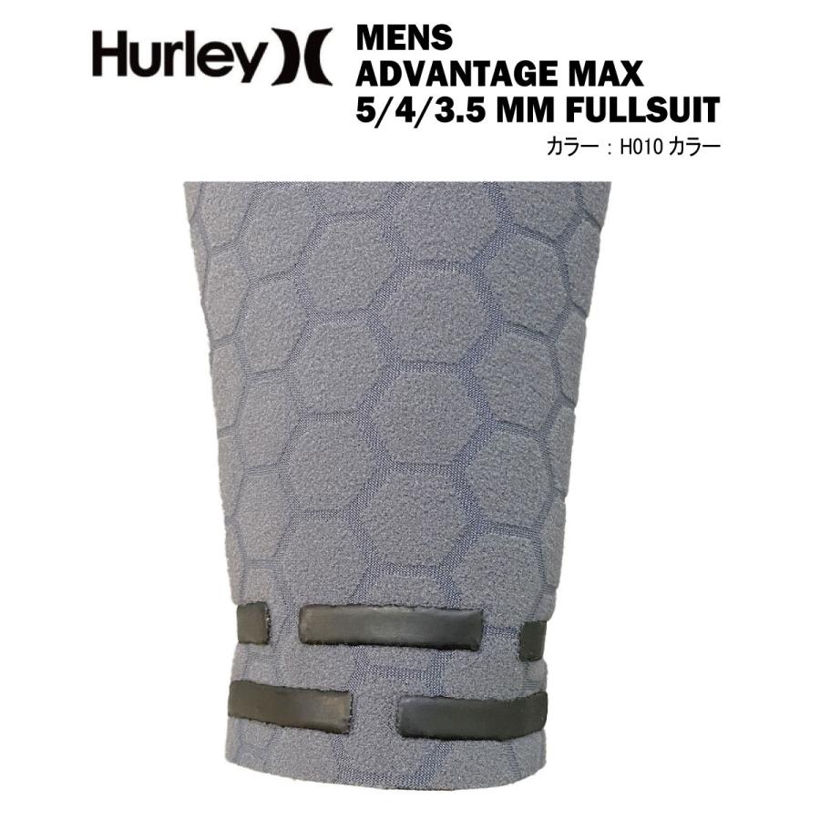 HURLEY ハーレー ADVANTAGE MAX 5/4/3.5mm FULL SUIT アドバンテージマックス フルスーツ H010カラー ブラック ウェットスーツ 起毛素材｜playa-surf｜09