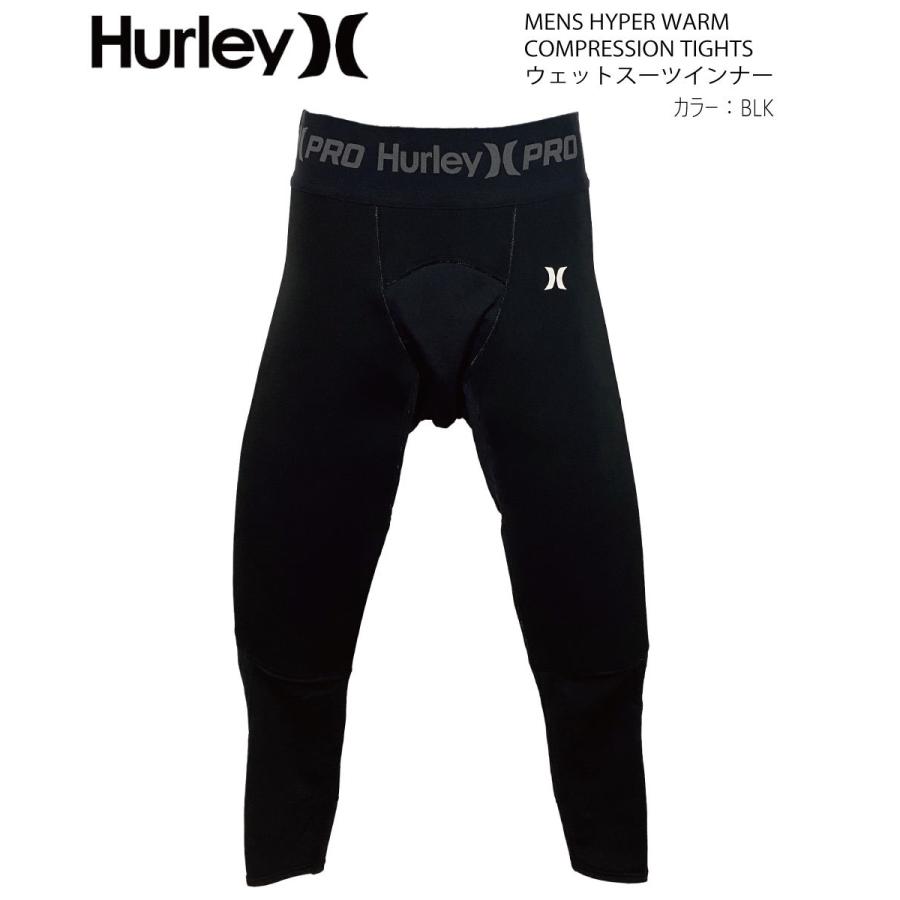 HURLEY ハーレー MENS HYPER WARM COMPRESSION TIGHTS ハイパー ウォーム コンプレッション タイツ ウェットスーツインナー インナーパンツ 防寒対策 起毛素材｜playa-surf｜02