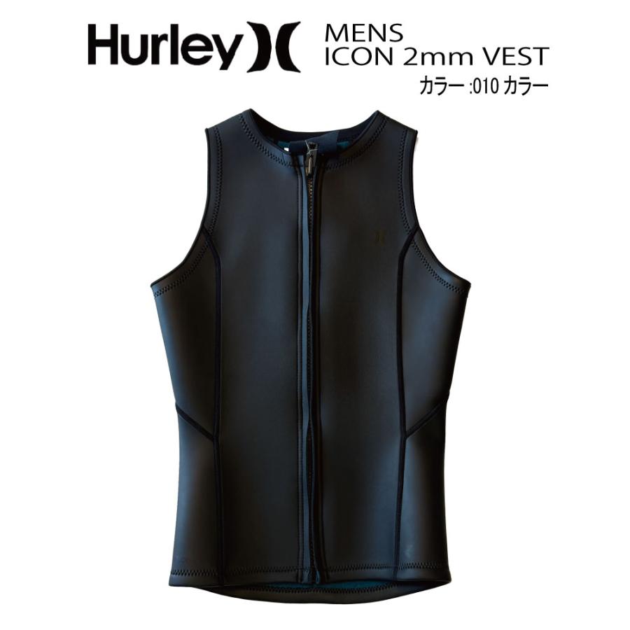 Hurley（ハーレー） ICON 2MM VEST ジップベスト フロントジップ