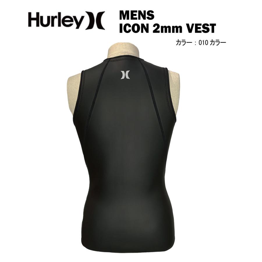 Hurley（ハーレー） ICON 2MM VEST ジップベスト フロントジップ 