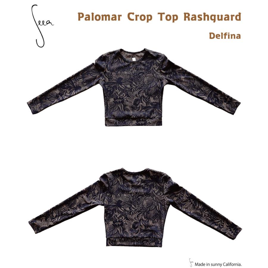 Seea シーア PALOMAR CROP TOP RASHGUARD パロマークロップトップラッシュガード　DELFINA YOGA ヨガ サーフィン_2
