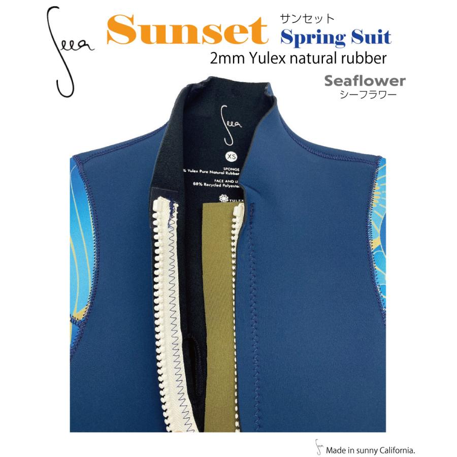 Seea シーア Sunset サンセット 2mm Yulex Long Springsuit ユー