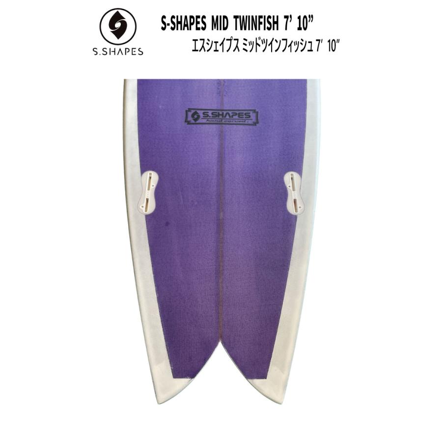 S-SHAPES エスシェイプス MID TWINFISH 7'10” ミッド ツインフィッシュ