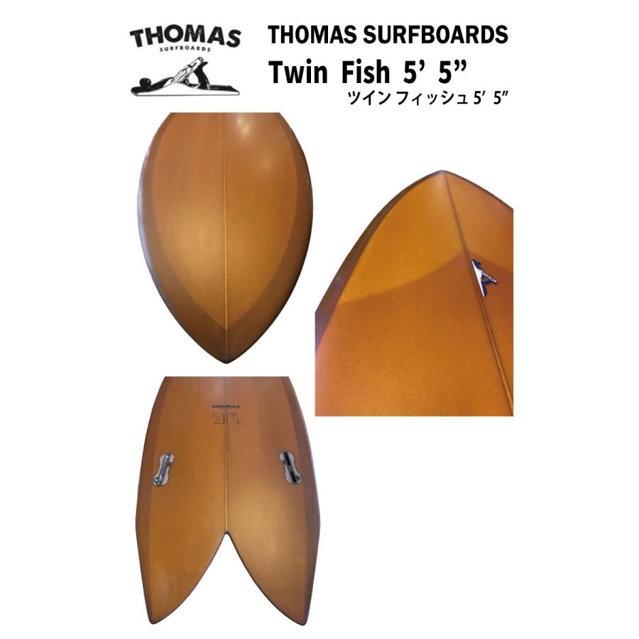 THOMAS SURFBOARDS トーマス サーフボード TWIN FISH 5'5 THOMAS SURFBOARDS トーマス サーフボード TWIN FISH 5'5
