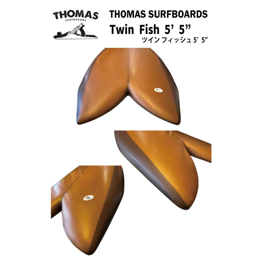 THOMAS SURFBOARDS トーマス サーフボード TWIN FISH 5'5 THOMAS SURFBOARDS トーマス サーフボード TWIN FISH 5'5