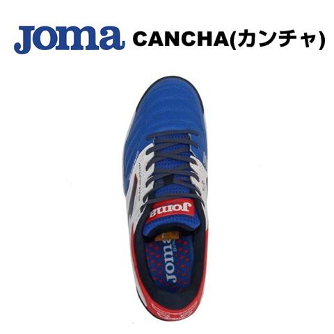 CANCHA ホマ(Joma)フットサルシューズ CANS2204IN ブルー×レッド カンチャ インドア 合皮製 軽量 フットサル JOMA｜players-sapporo｜04