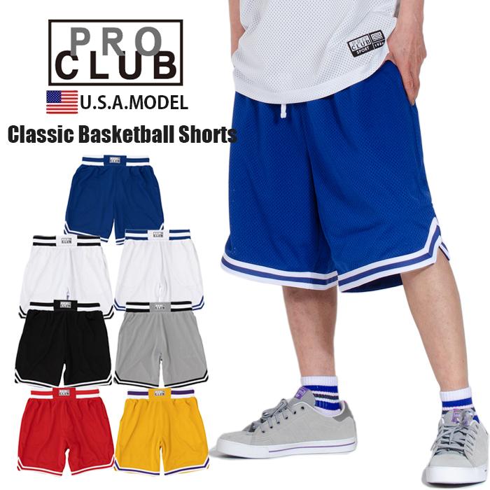 プロクラブ ハーフパンツ Pro Club バスパン メッシュパンツ メンズ メッシュショーツ バスケット パンツ スポーツ ジャージ ジム トレーニング S M L Xl 03pc0505 Playerz 通販 Yahoo ショッピング