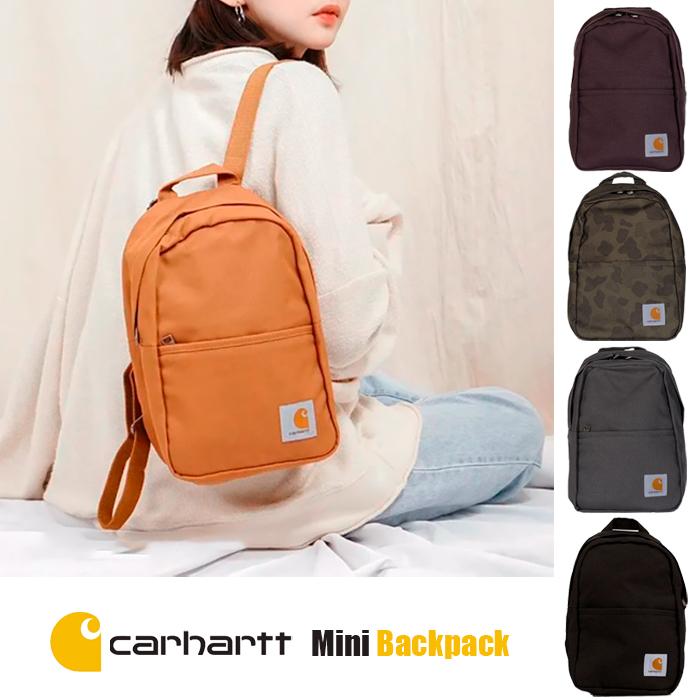 カーハート USAモデル CARHARTT ミニバックパック ワーク リュック ブラウン ブラック 黒 レンガ ブルー メンズ レディース