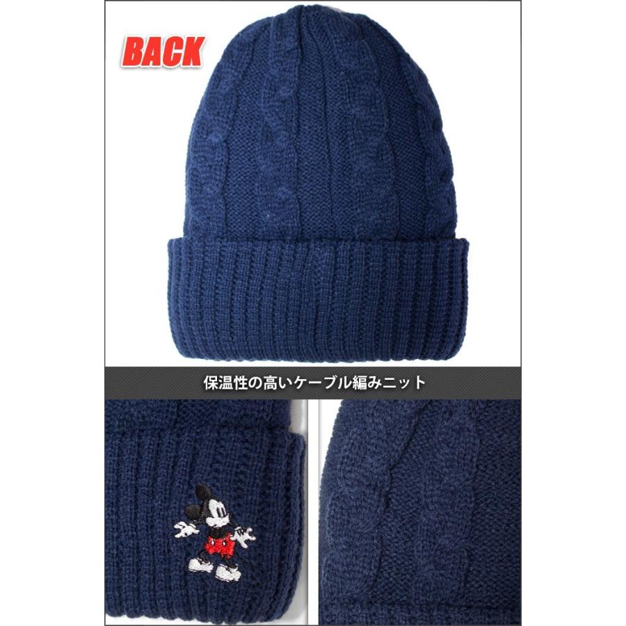 ミッキーマウス ニット帽 Micky Mouse ニットキャップ 帽子 ロゴ ケーブル かわいい ロゴ カジュアル ブラック 黒 ホワイト 白ネイビー レディース 478 1029 Playerz 通販 Yahoo ショッピング