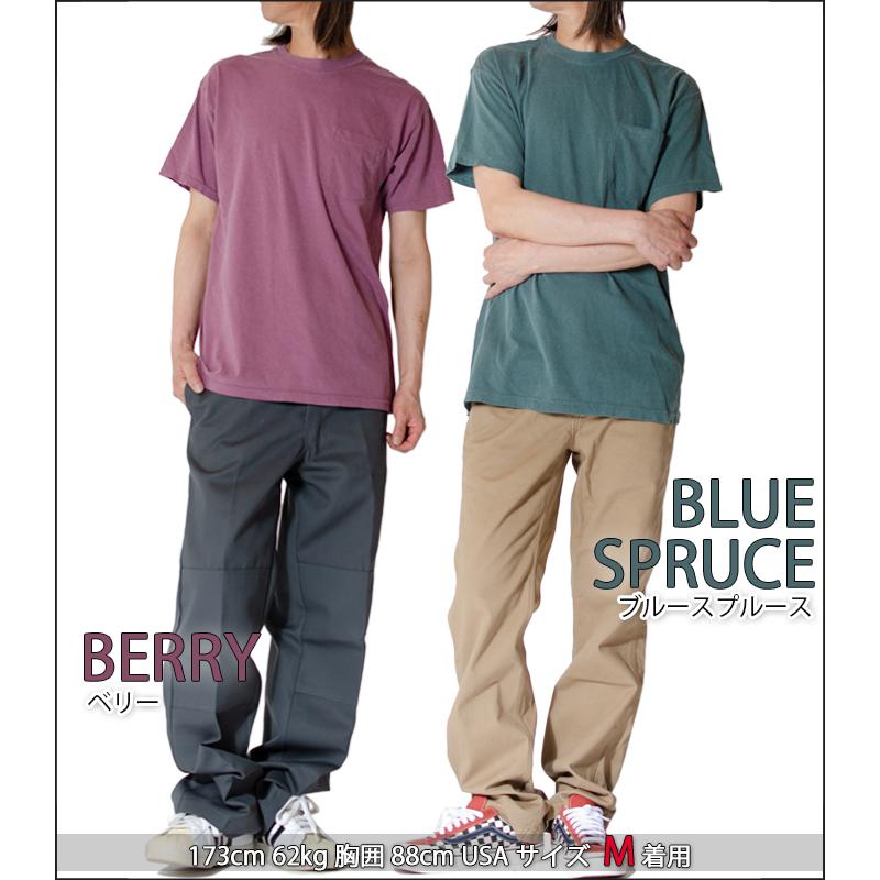 Comfort Colors 後染め ポケット付きｔシャツ コンフォートカラーズ 半袖ｔシャツ レディース メンズ ｔシャツ Usaモデル 6030 Playerz 通販 Yahoo ショッピング