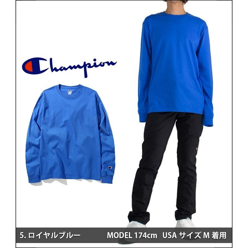 チャンピオン ロンT メンズ 長袖 Tシャツ CHAMPION 大きいサイズ USモデル 無地 長袖Tシャツ レディース 大きいサイズ|playerz|12