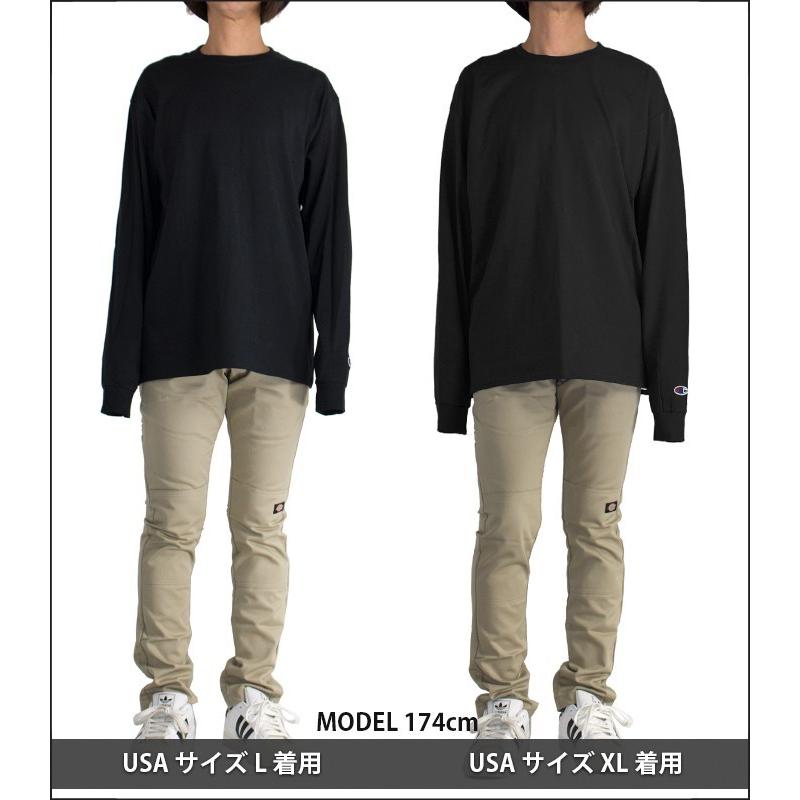 チャンピオン ロンT メンズ 長袖 Tシャツ CHAMPION 大きいサイズ USモデル 無地 長袖Tシャツ レディース 大きいサイズ|playerz|06