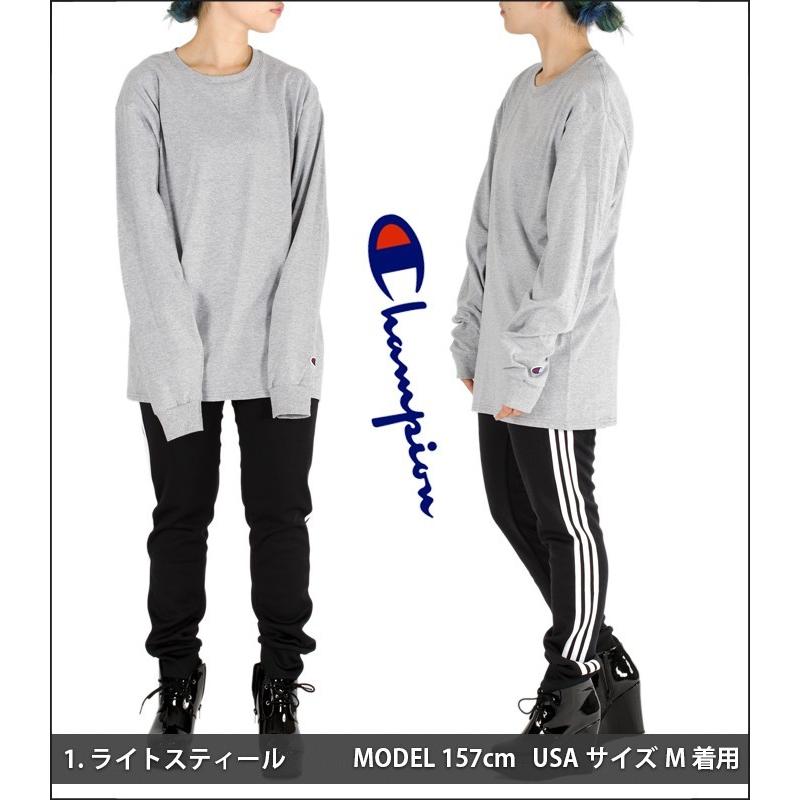 チャンピオン ロンT メンズ 長袖 Tシャツ CHAMPION 大きいサイズ USモデル 無地 長袖Tシャツ レディース 大きいサイズ|playerz|07