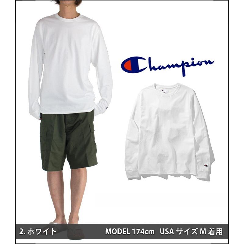 チャンピオン ロンT メンズ 長袖 Tシャツ CHAMPION 大きいサイズ USモデル 無地 長袖Tシャツ レディース 大きいサイズ|playerz|08