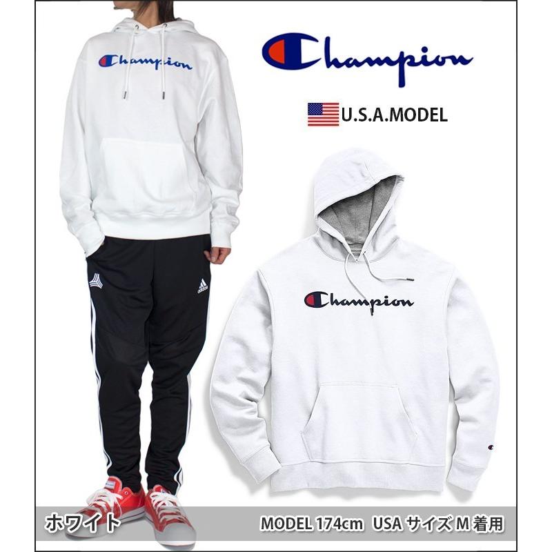 チャンピオン パーカー Champion ロゴ プルオーバー スウェット スクリプトロゴ メンズ レディース ブラック グレー ネイビー ホワイト 白 レッド 赤 Gfh Playerz 通販 Yahoo ショッピング