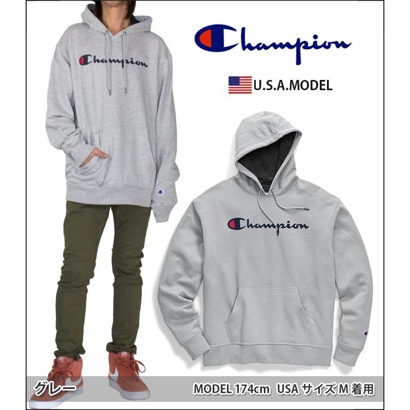 チャンピオン パーカー Champion ロゴ プルオーバー スウェット スクリプトロゴ メンズ レディース ブラック グレー ネイビー ホワイト 白 レッド 赤 Gfh Playerz 通販 Yahoo ショッピング