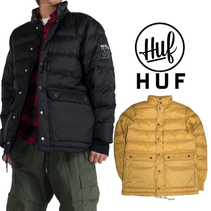 Huf ハフ ダウンジャケット メンズ レディース Usaモデル ロゴ 中綿 ジャケット アウター ジャンパー スケート ブラック マスタード 黒 大きいサイズ Jk Playerz 通販 Yahoo ショッピング