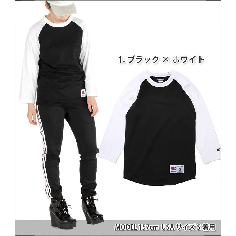 チャンピオン 7分袖 ｔシャツ 長袖ｔシャツ メンズ レディース 無地 Champion ラグランtシャツ ベースボールtシャツ 七部袖 ロンt Usaモデル 大きいサイズ T137 Playerz 通販 Yahoo ショッピング