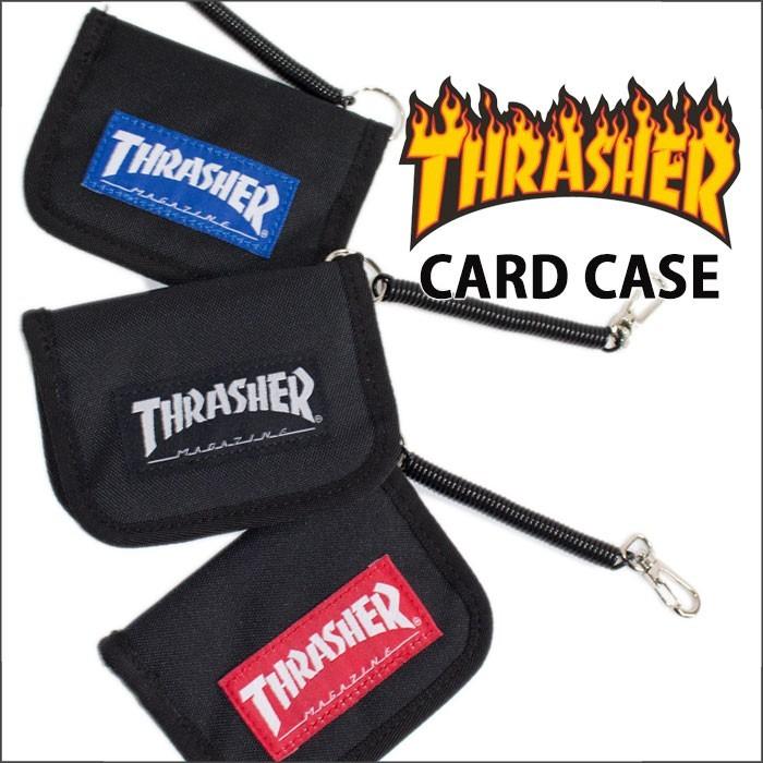 スラッシャー パスケース Thrasher カードケース コイルチェーン付き パスケース スラッシャー 定期入れ ブラック 黒 おしゃれ かっこいい Thrsg119 Playerz 通販 Yahoo ショッピング