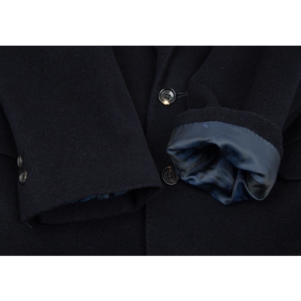 PAPAS パパスPapas ウールカシミヤテーラードジャケット 紺44S PAPAS パパスPapas ウールカシミヤテーラードジャケット 紺44S