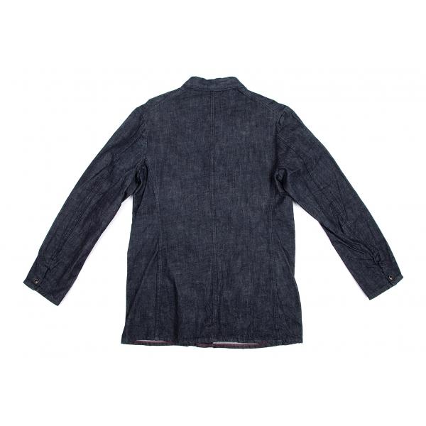 45R 染めウエスタンデニムシャツジャケット インディゴ3