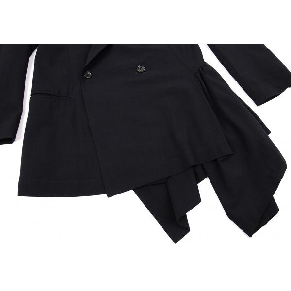 コムデギャルソンCOMME des GARCONS ウールバックギャザー 
