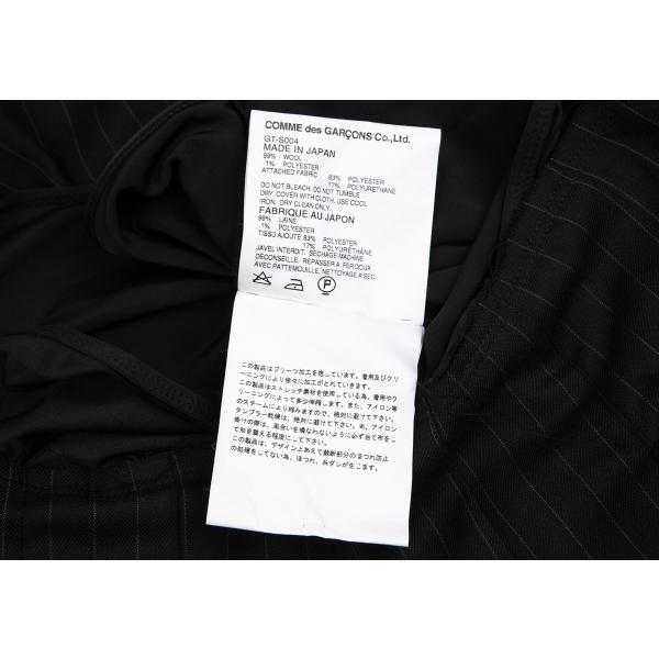 COMME des GARCONS コムデギャルソンCOMME ウールピンストライプ COMME des GARCONS コムデギャルソンCOMME ウールピンストライプ