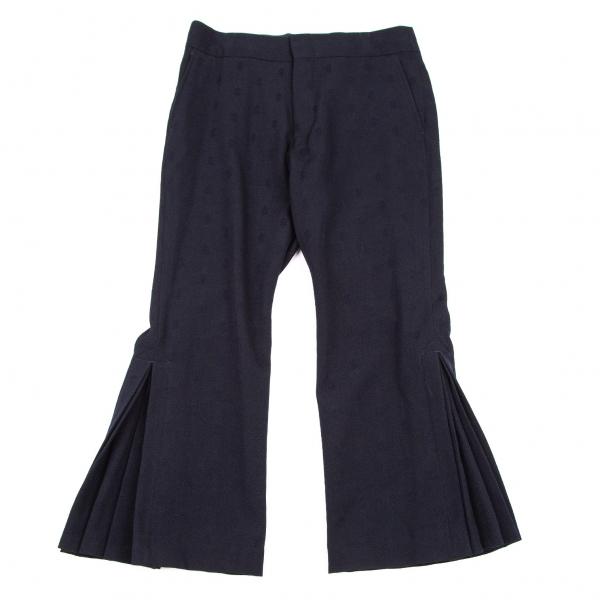 コムデギャルソンCOMME des GARCONS ウール裾ボックスプリーツ 