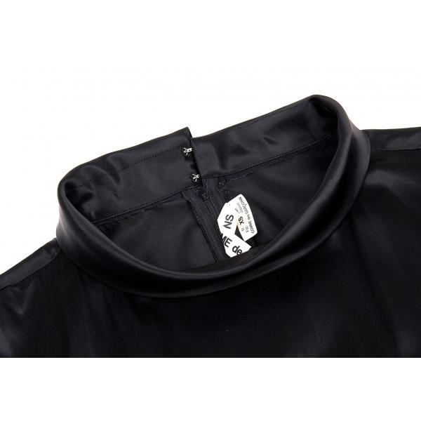 COMME des GARCONS コムデギャルソンCOMME サテンギャザー切替 COMME des GARCONS コムデギャルソンCOMME サテンギャザー切替