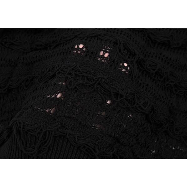 COMME des GARCONS コムデギャルソンCOMME かぎ編みニット切替 COMME des GARCONS コムデギャルソンCOMME かぎ編みニット切替