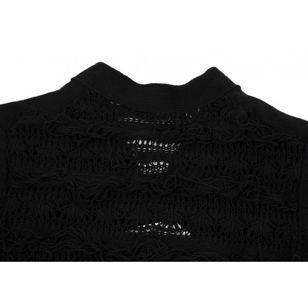 COMME des GARCONS コムデギャルソンCOMME かぎ編みニット切替バック 