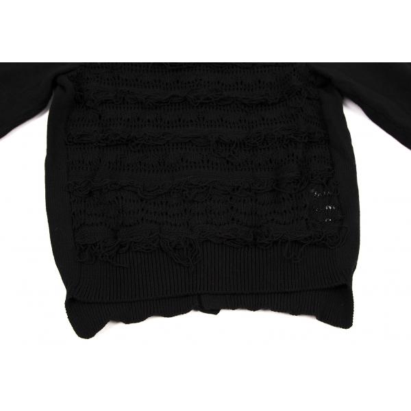 COMME des GARCONS コムデギャルソンCOMME かぎ編みニット切替 COMME des GARCONS コムデギャルソンCOMME かぎ編みニット切替