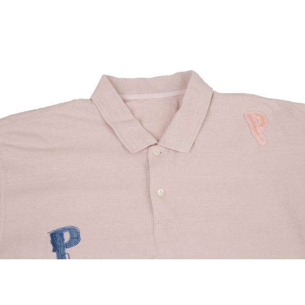 ランキング第1位 パパスpapas Pパッチデザイン鹿の子ポロシャツ ライトピンク50l メンズ ポロシャツ Floridapace Gov