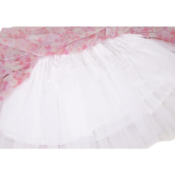 コムデギャルソンCOMME des GARCONS 花柄メッシュチュールレイヤード 