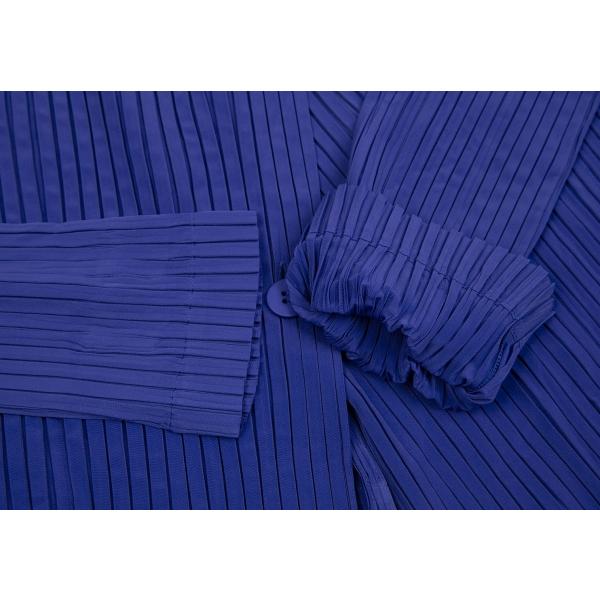ISSEY MIYAKE イッセイミヤケISSEY プリーツ1Bジャケット 青2 ISSEY MIYAKE イッセイミヤケISSEY プリーツ1Bジャケット 青2