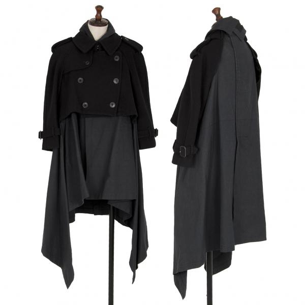 COMME des GARCONS コムデギャルソンCOMME ウールナイロンショート 