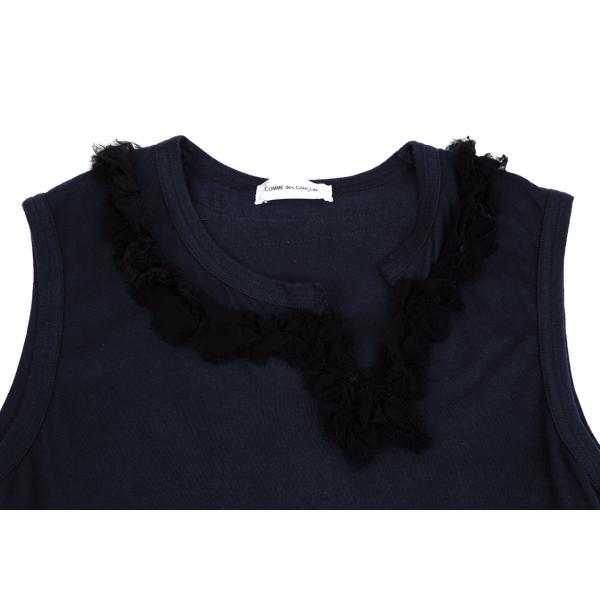 COMME des GARCONS コムデギャルソンCOMME フリル装飾カットオフ 