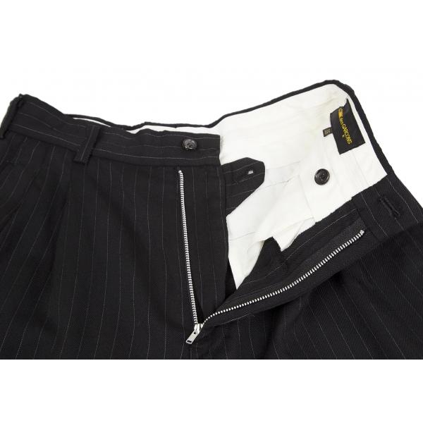 コムデギャルソンガール今期新品ストライプパンツ コムデギャルソンCOMME des GARCONS ストライプジャガードフレア