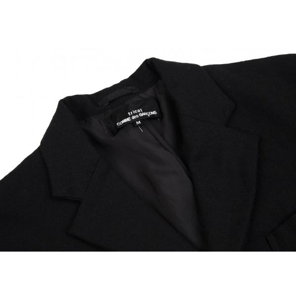 トリココムデギャルソンtricot COMME des GARCONS ウールサイドジップ 