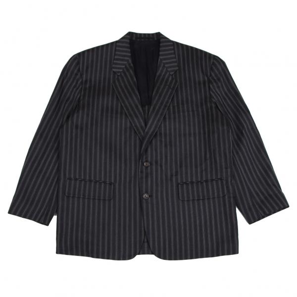 コムデギャルソン　ポリ縮絨ストライプジャケット COMME des GARCONS Homme Plus /コムデギャルソンオムプリュス 】より