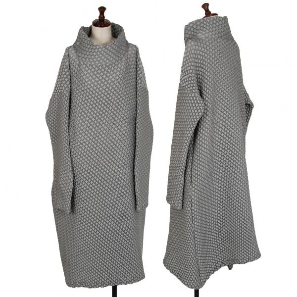 【超希少】ISSEYMIYAKE イッセイミヤケ　ワンピース　バブル PLEATS PLEASE ISSEY MIYAKE（ワンピース ・ ブルー・ネイビー