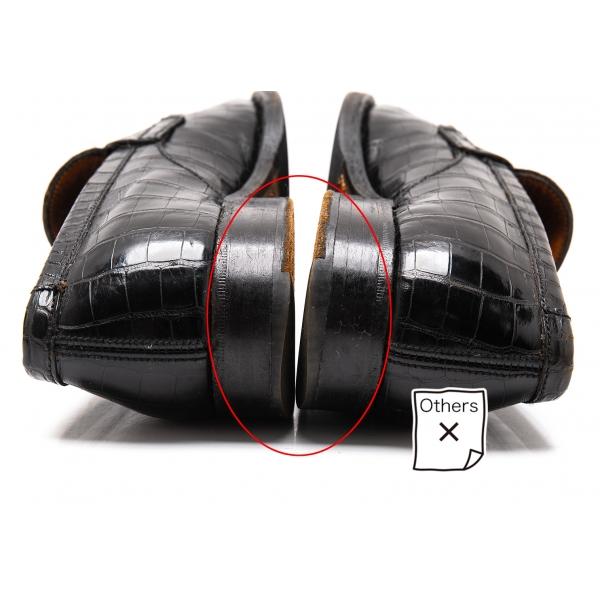ジェイエムウエストンJ.M.WESTON 180クロコダイルローファー 黒