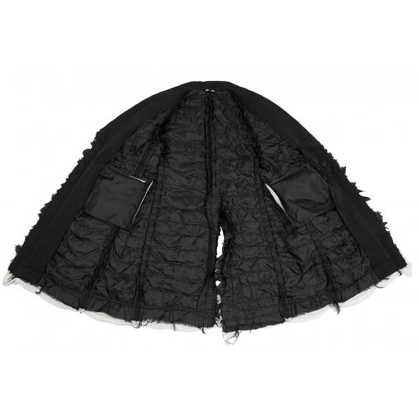 COMME des GARCONS コムデギャルソンCOMME フリル切替エステル