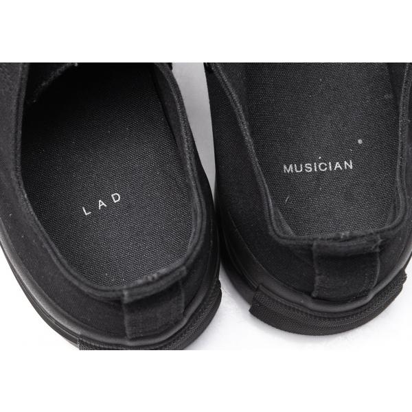 LAD MUSICIAN ラッドミュージシャンLAD キャンバススニーカー 黒 LAD MUSICIAN ラッドミュージシャンLAD キャンバススニーカー 黒