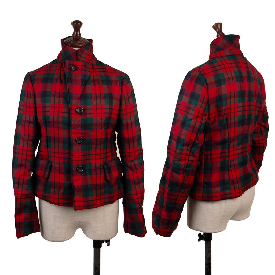 COMME des GARCONS コムデギャルソンCOMME タータンチェック中綿 COMME des GARCONS コムデギャルソンCOMME タータンチェック中綿
