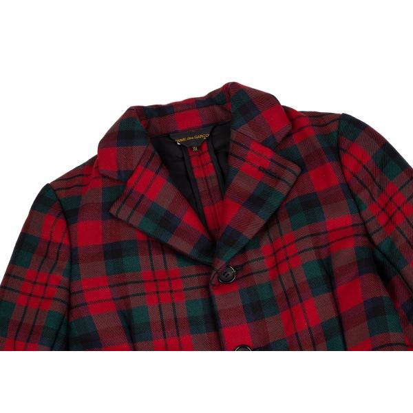 COMME des GARCONS コムデギャルソンCOMME タータンチェック中綿 COMME des GARCONS コムデギャルソンCOMME タータンチェック中綿