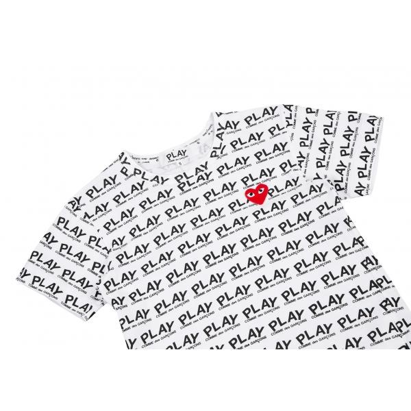 PLAY COMME des GARCONS プレイ コムデギャルソンPLAY ロゴ総柄 PLAY COMME des GARCONS プレイ コムデギャルソンPLAY ロゴ総柄