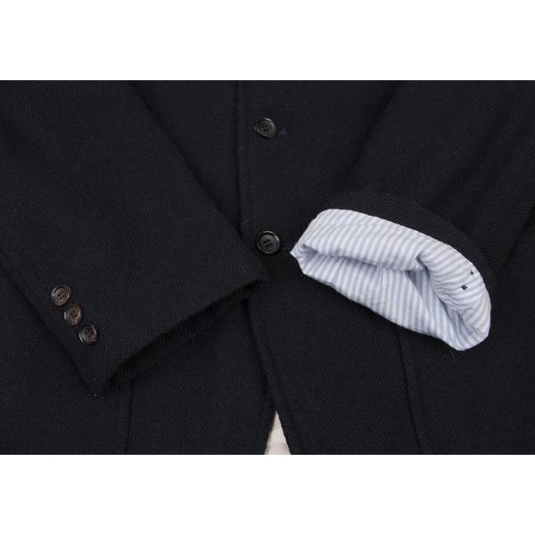 ■COMME des GARCONS ウールジャケット　ネイビー COMME des GARCONS HOMME コムデギャルソンオム 24AW ウール